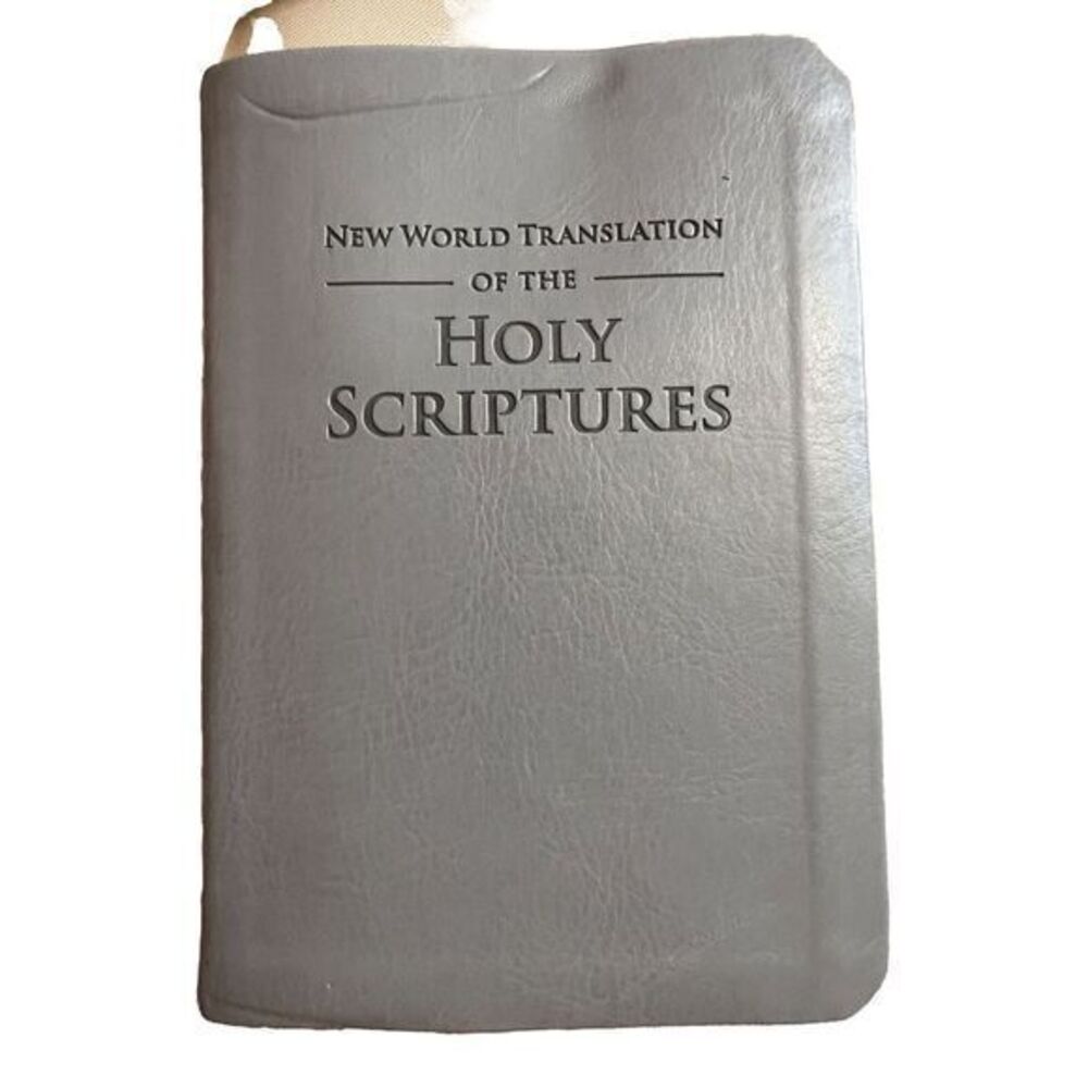 New World Translation of the Holy Scriptures Small Revised Bible Gray Silver - Picture 1 of 13